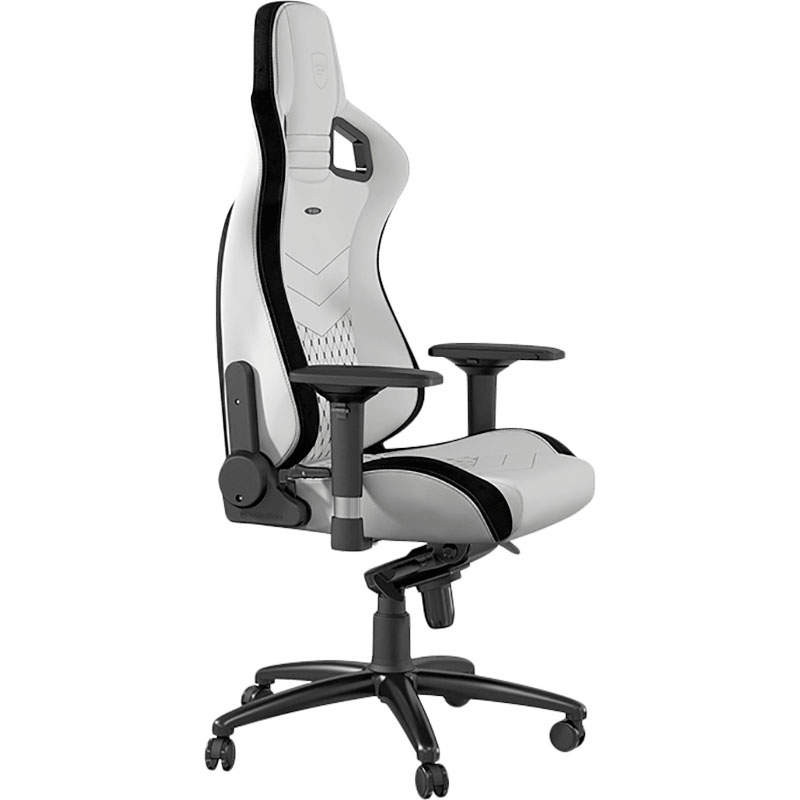 Крісло NOBLECHAIRS EPIC White/Black (NBL-PU-WHT-001) Матеріал корпусу метал