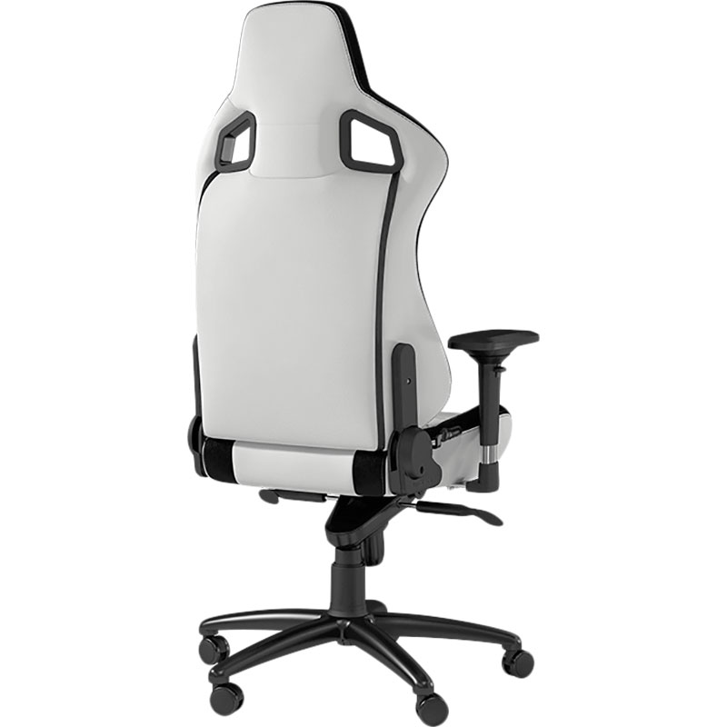 Крісло NOBLECHAIRS EPIC White/Black (NBL-PU-WHT-001) Вторинний колір чорний