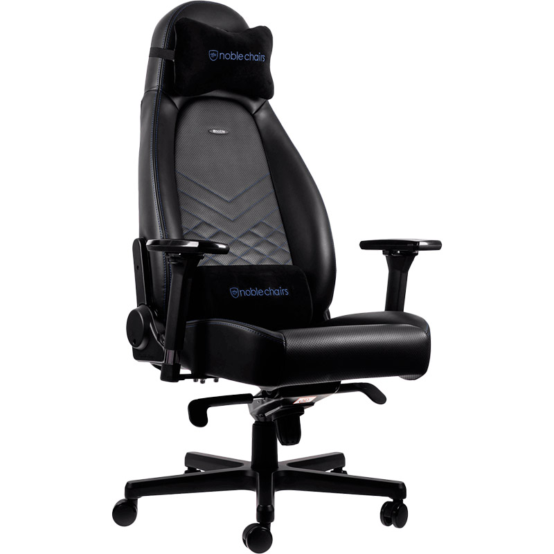 

Кресло NOBLECHAIRS ICON Black/Blue (NBL-ICN-PU-BBL), ICON Black/Blue