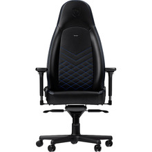 Кресло NOBLECHAIRS ICON Black/Blue (NBL-ICN-PU-BBL)