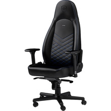 Кресло NOBLECHAIRS ICON Black/Blue (NBL-ICN-PU-BBL)