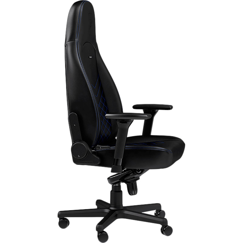 Кресло NOBLECHAIRS ICON Black/Blue (NBL-ICN-PU-BBL) Вторичный цвет синий