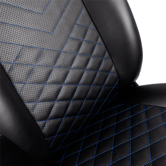 Покупка Кресло NOBLECHAIRS ICON Black/Blue (NBL-ICN-PU-BBL)