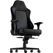 Крісло NOBLECHAIRS HERO Black/Blue (NBL-HRO-PU-BBL)