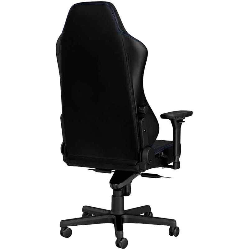 Крісло NOBLECHAIRS HERO Black/Blue (NBL-HRO-PU-BBL) Матеріал оббивки шкірозамінник