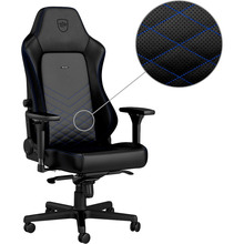 Крісло NOBLECHAIRS HERO Black/Blue (NBL-HRO-PU-BBL)