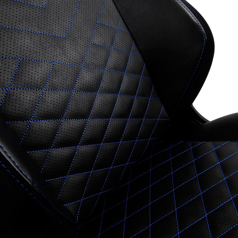 Фото Крісло NOBLECHAIRS HERO Black/Blue (NBL-HRO-PU-BBL)