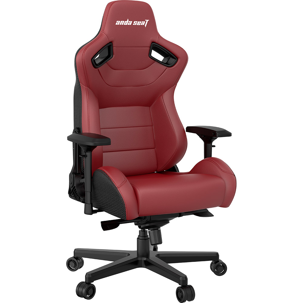 Кресло ANDA SEAT Kaiser 2 Black/Maroon Size XL (AD12XL-02-AB-PV/C-A05) Тип для геймера