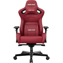 Кресло ANDA SEAT Kaiser 2 Black/Maroon Size XL (AD12XL-02-AB-PV/C-A05)