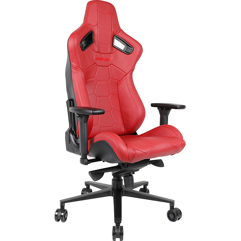 Крісло ANDA SEAT Dracula Black/Red Size M (AD14-DS-03-RB-L/C-R01) Вторинний колір чорний