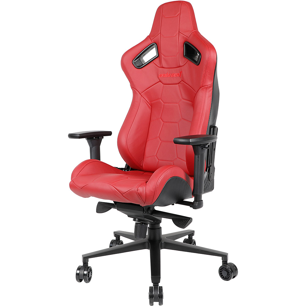 Зовнішній вигляд Крісло ANDA SEAT Dracula Black/Red Size M (AD14-DS-03-RB-L/C-R01)