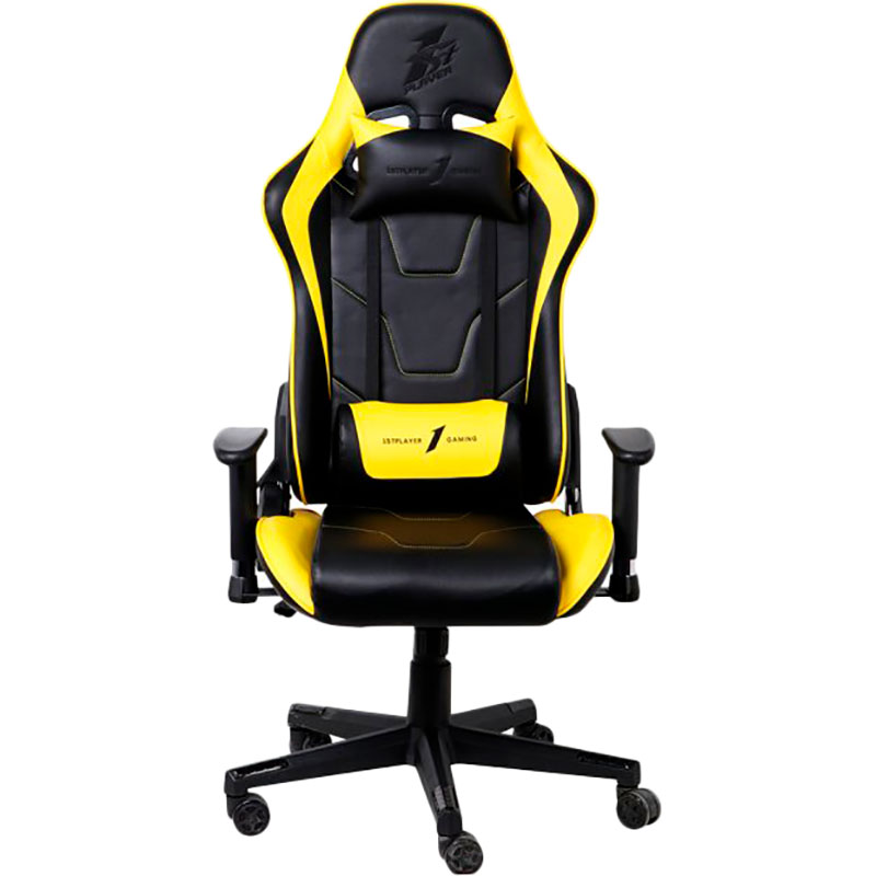 Кресло 1STPLAYER FK2 Black-Yellow