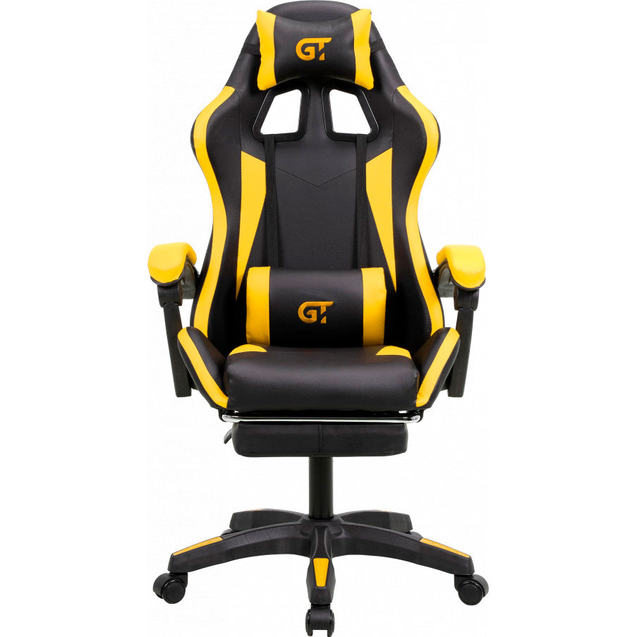 Кресло GT RACER X-2323 Black/Yellow