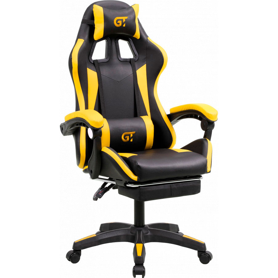 Зовнішній вигляд Крісло GT RACER X-2323 Black/Yellow