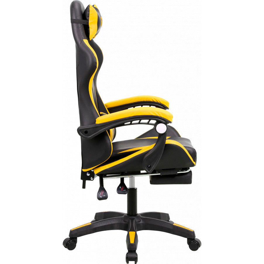 Крісло GT RACER X-2323 Black/Yellow Матеріал корпусу дерево