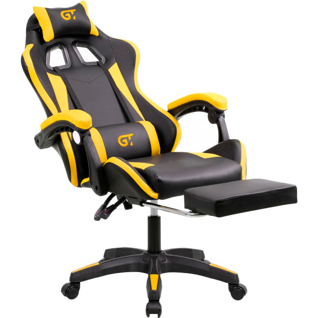 Крісло GT RACER X-2323 Black/Yellow Матеріал оббивки шкірозамінник