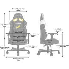 Крісло ANDA SEAT Navi Edition Black Size XL (AD19-04-BW-PV)