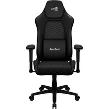 Кресло AEROCOOL CROWN Leatherette All Black (CROWN Leather All Bl)