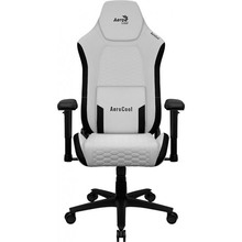 Кресло AEROCOOL CROWN Leatherette Moonstone White (CROWN Leather Moon W)