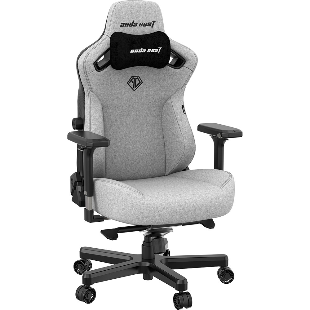 В Україні Крісло ANDA SEAT Kaiser 3 Size XL Grey Fabric (AD12YDC-XL-01-G-PVF)