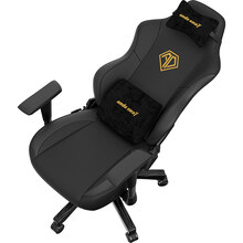 Крісло ANDA SEAT Phantom 3 Size L Black & Gold (AD18Y-06-B-PVC)