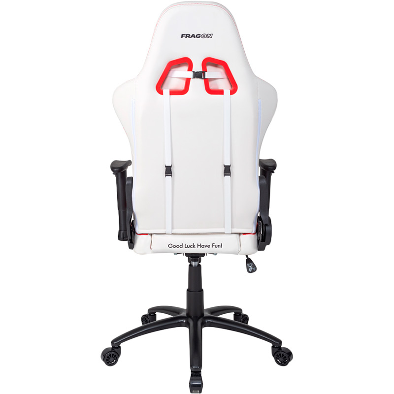 Крісло FRAGON 2X series White/Red (FGLHF2BT2D1221RD1) Основа крісла хрестовина з роликами