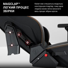 Кресло Anda Seat Kaiser 3 Size XL Black Fabric (AD12YDC-XL-01-B-CF)