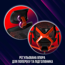 Кресло LORGAR Grace 855 Red Black (LRG-CHR855RB)