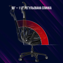 Кресло LORGAR Grace 855 Red Black (LRG-CHR855RB)