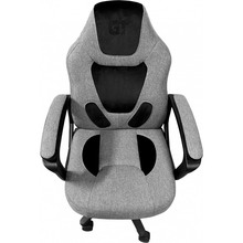 Кресло GT RACER X-1414 Kids Fabric Gray/Black Suede