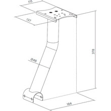 Кріплення шифтера для кокпіту GamePro RS004