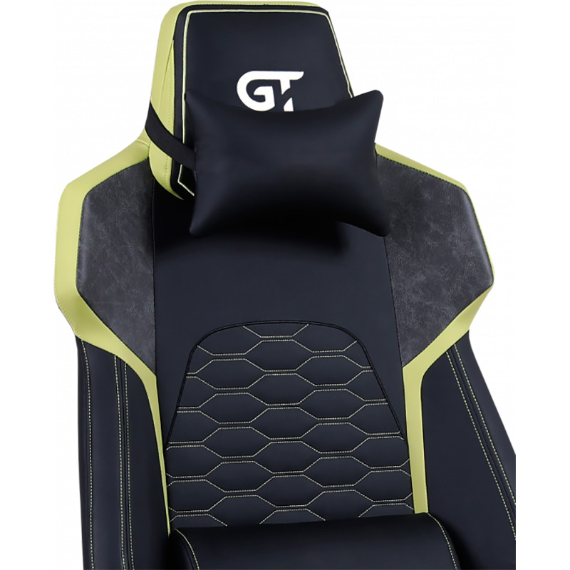 Зовнішній вигляд Крісло GT RACER X-8702 Black/Gray/Mint