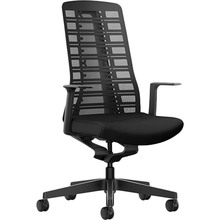 Крісло INTERSTUHL PUREis3 Swivel chair PU213 (black/manhattan black)