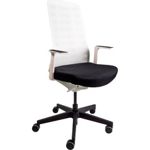 Крісло INTERSTUHL PUREis3 Swivel chair PU213 (white mesh/manhattan black)