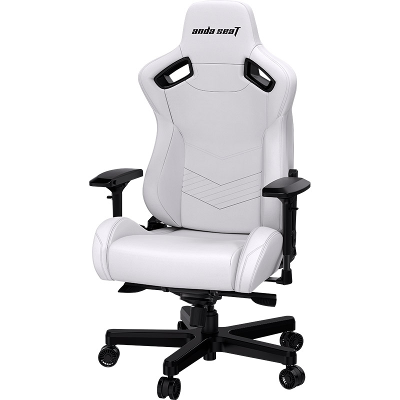 Кресло ANDA SEAT Kaiser 2 White Size XL (AD12XL-07-W-PV-W01) Вторичный цвет черный