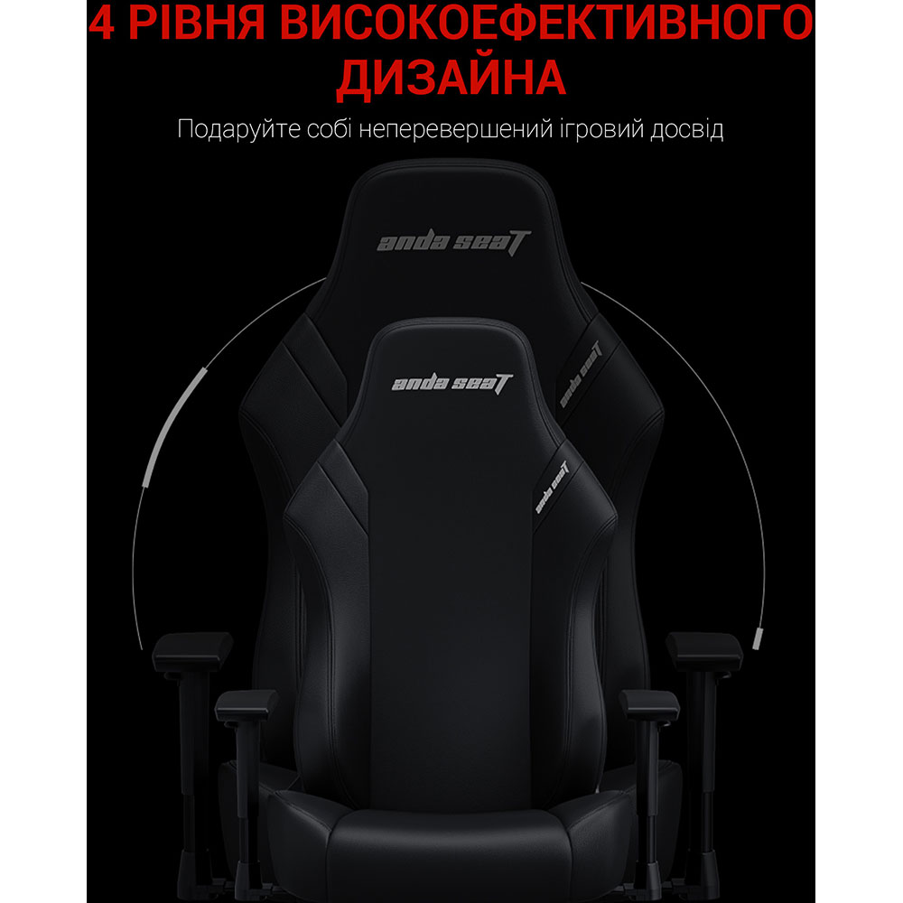В интернет магазине Кресло ANDA SEAT Luna Size L Black PVC (AD18-44-B-PV/C)