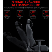 Кресло ANDA SEAT Luna Size L Black PVC (AD18-44-B-PV/C)