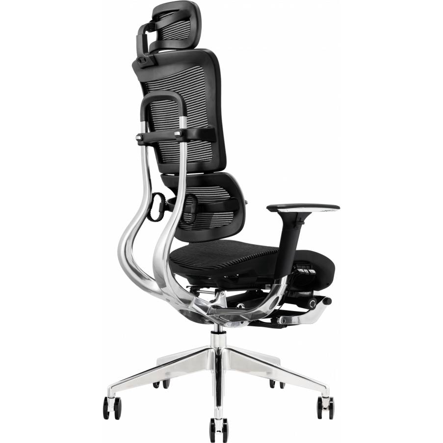 Крісло GT RACER X-801L Black (W-21) Матеріал оббивки сітка поліестер