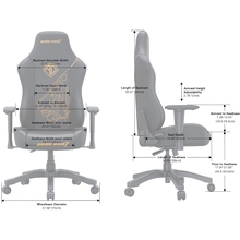 Кресло ANDA SEAT Phantom 3 Tiger edition Black PVC Size L (AD18Y-14-B-PV/C)