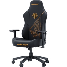 Кресло ANDA SEAT Phantom 3 Tiger edition Black PVC Size L (AD18Y-14-B-PV/C)