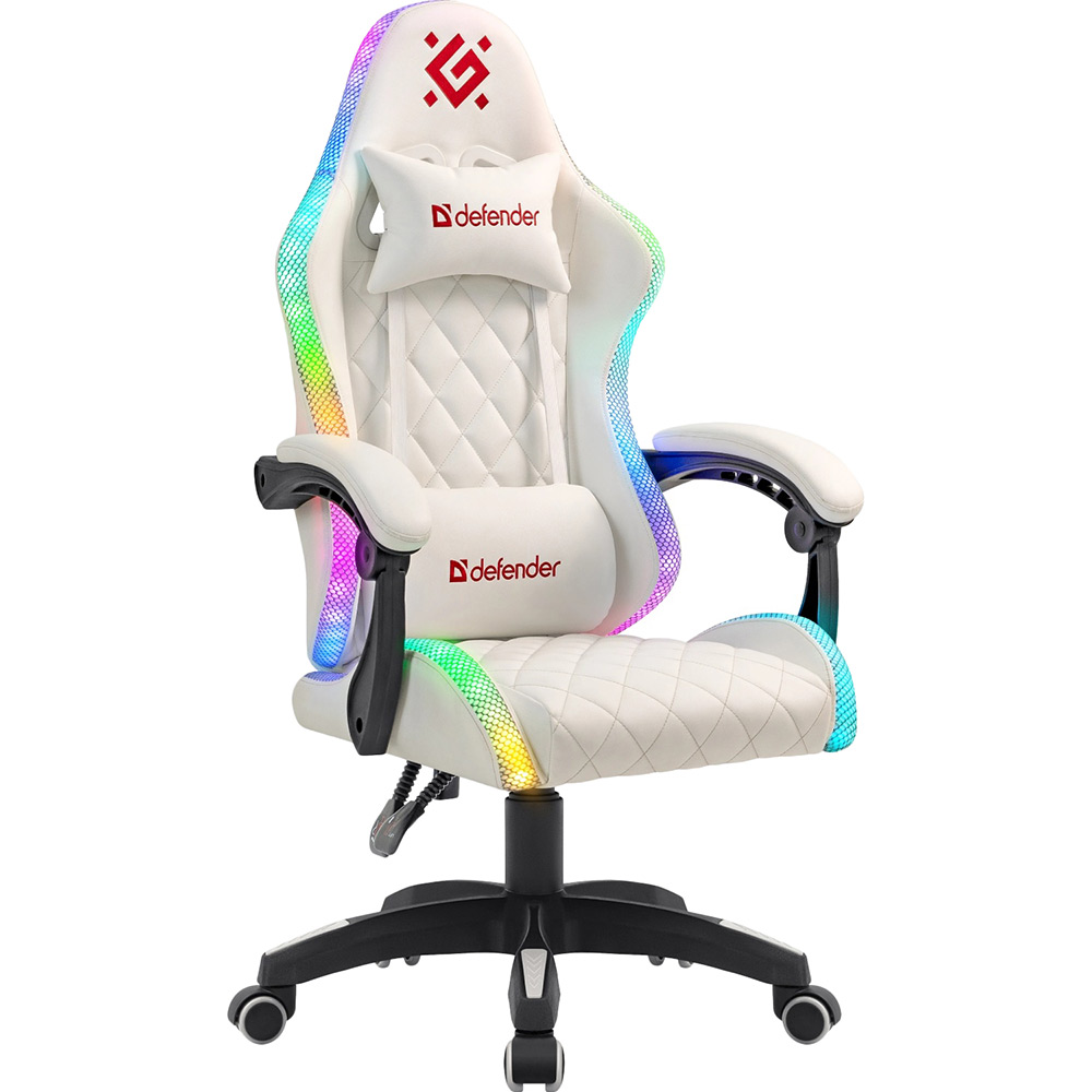 Кресло DEFENDER Energy RGB White (64557) Тип для геймера