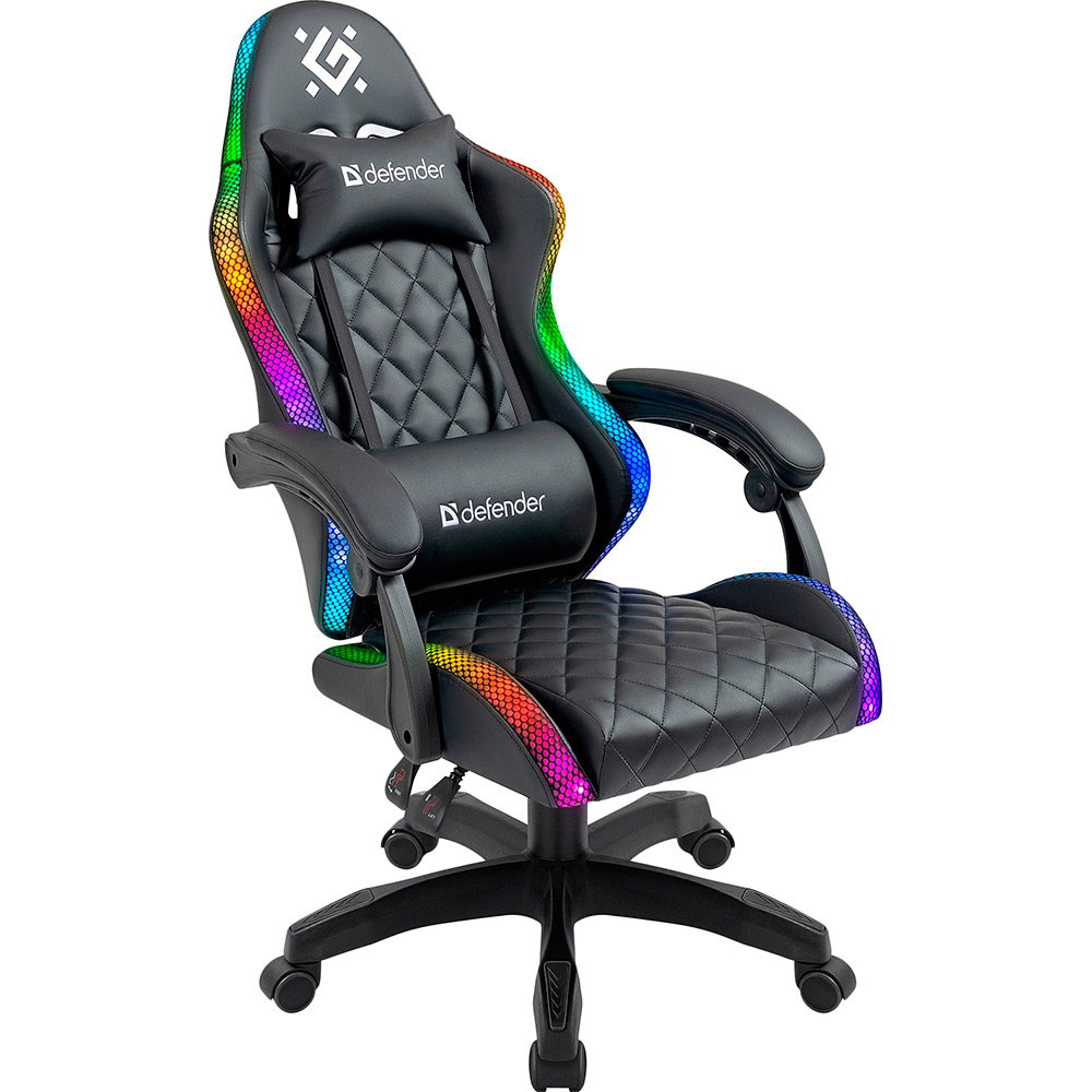 Внешний вид Кресло DEFENDER Energy RGB Black (64559)