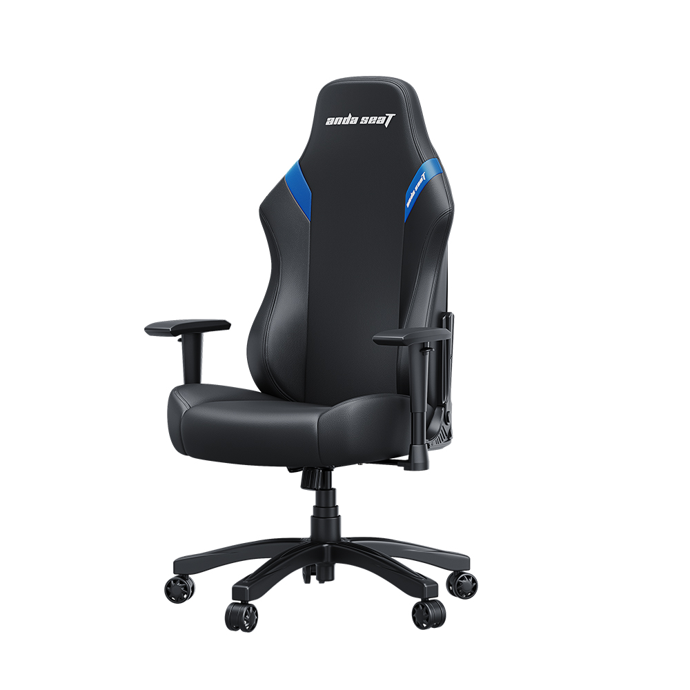 Крісло ANDA SEAT Luna Size L Black/Blue PVC(AD18-44-BS-PV) Вторинний колір синій