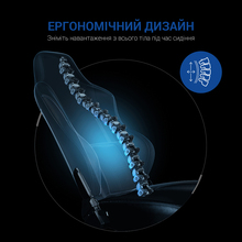 Крісло ANDA SEAT Luna Size L Black/Blue PVC(AD18-44-BS-PV)