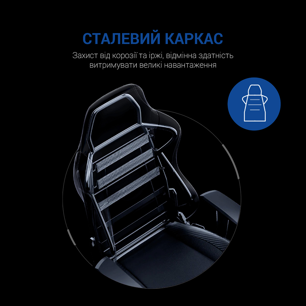 В інтернет магазині Крісло ANDA SEAT Luna Size L Black/Blue PVC(AD18-44-BS-PV)