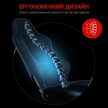 Крісло ANDA SEAT Luna Size L Black/Red PVC