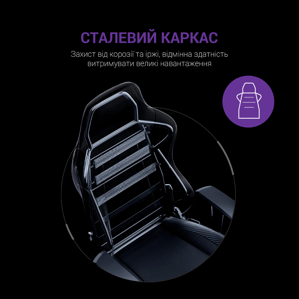 В інтернет магазині Крісло ANDA SEAT Luna Size L Black Fabric(AD18-44-B-F)