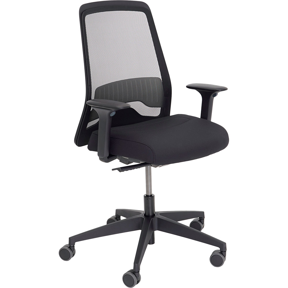 Кресло INTERSTUHL EVERY Swivel chair EV256 (ER01/black mesh) Тип для персонала