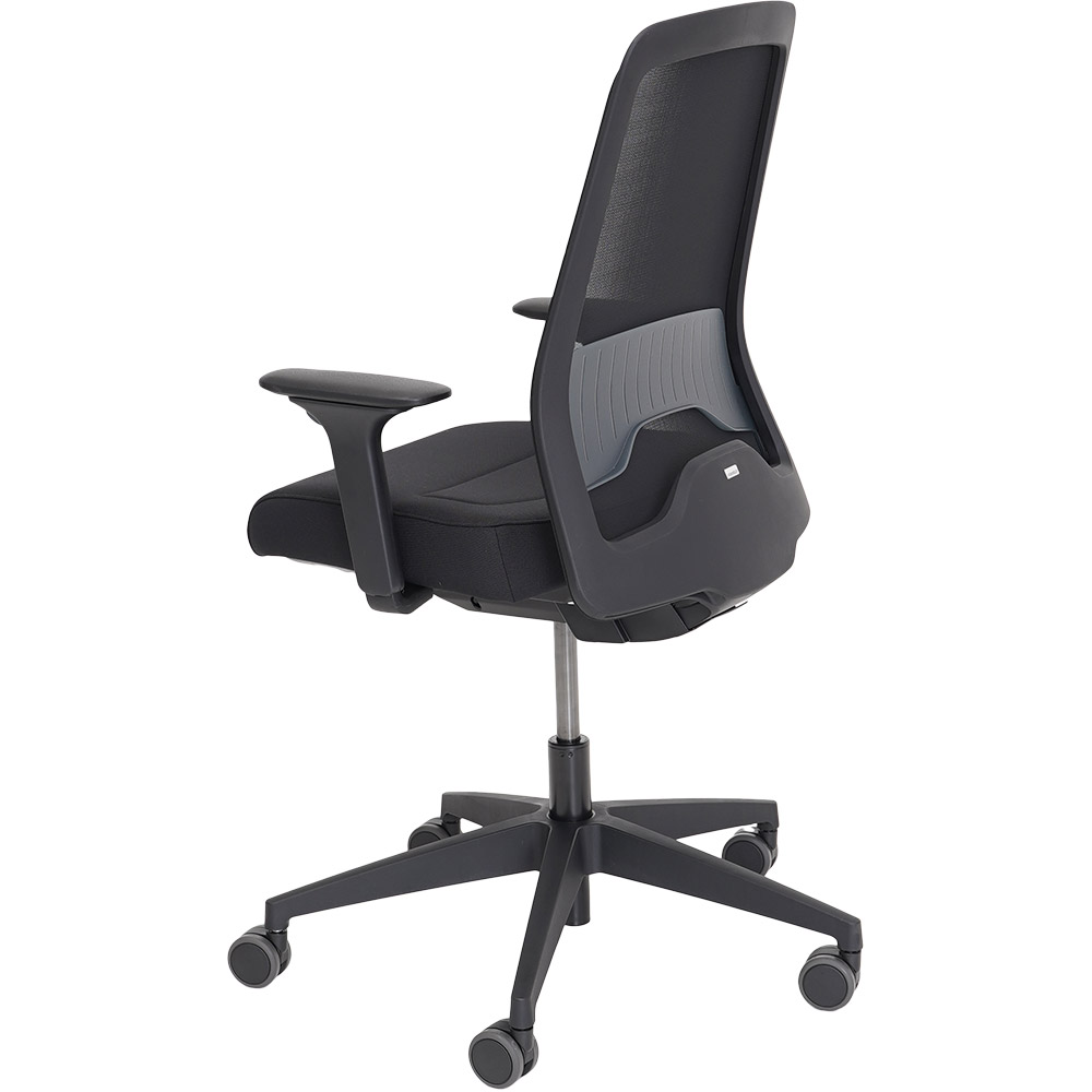 Крісло INTERSTUHL EVERY Swivel chair EV256 (ER01/black mesh) Основа крісла хрестовина з роликами