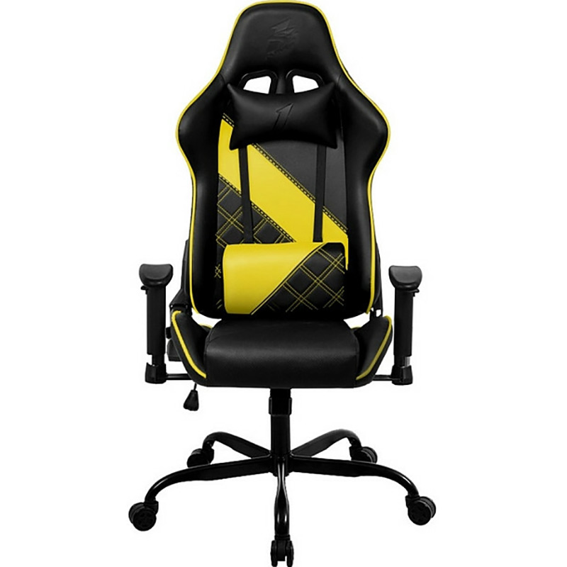 Крісло 1STPLAYER S02 Black-Yellow Крісло 1STPLAYER S02 Black-Yellow